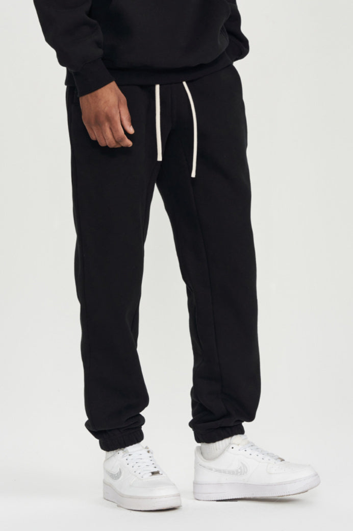 Justerbar Premium fleece jogger med snoretræk