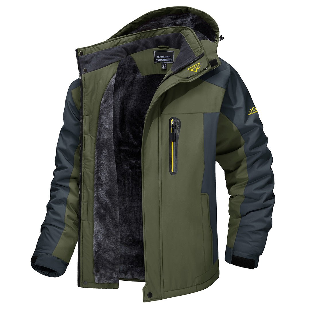 Outdoor Waterproof Insulated Fleece Lining Jacket