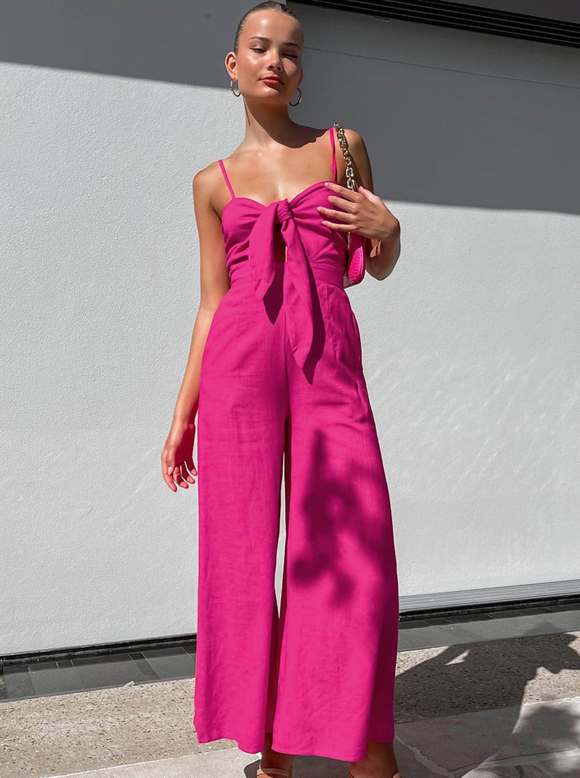 Sælges Farve Ribboned Jumpsuit 