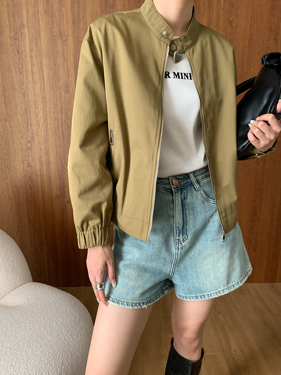 Transitional jacket ladies spring summer jacket ladies casual clothing Kendou Details