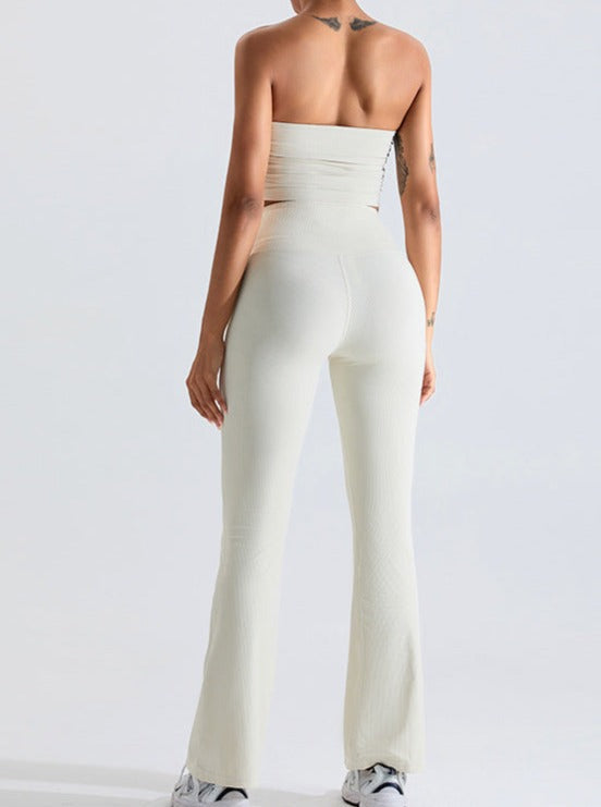 Off-white gevind bryst-omviklet slim fit tube Top 