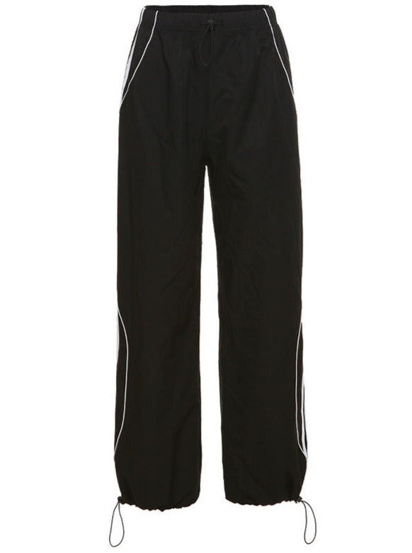 Elegante sorte baggy joggingbukser 