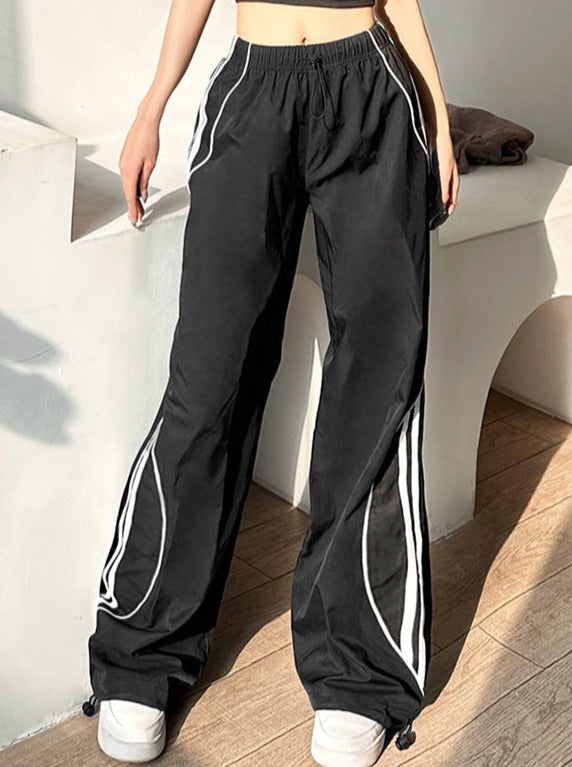 Elegante sorte baggy joggingbukser 