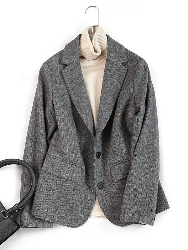 Women's Herringbone Blazer