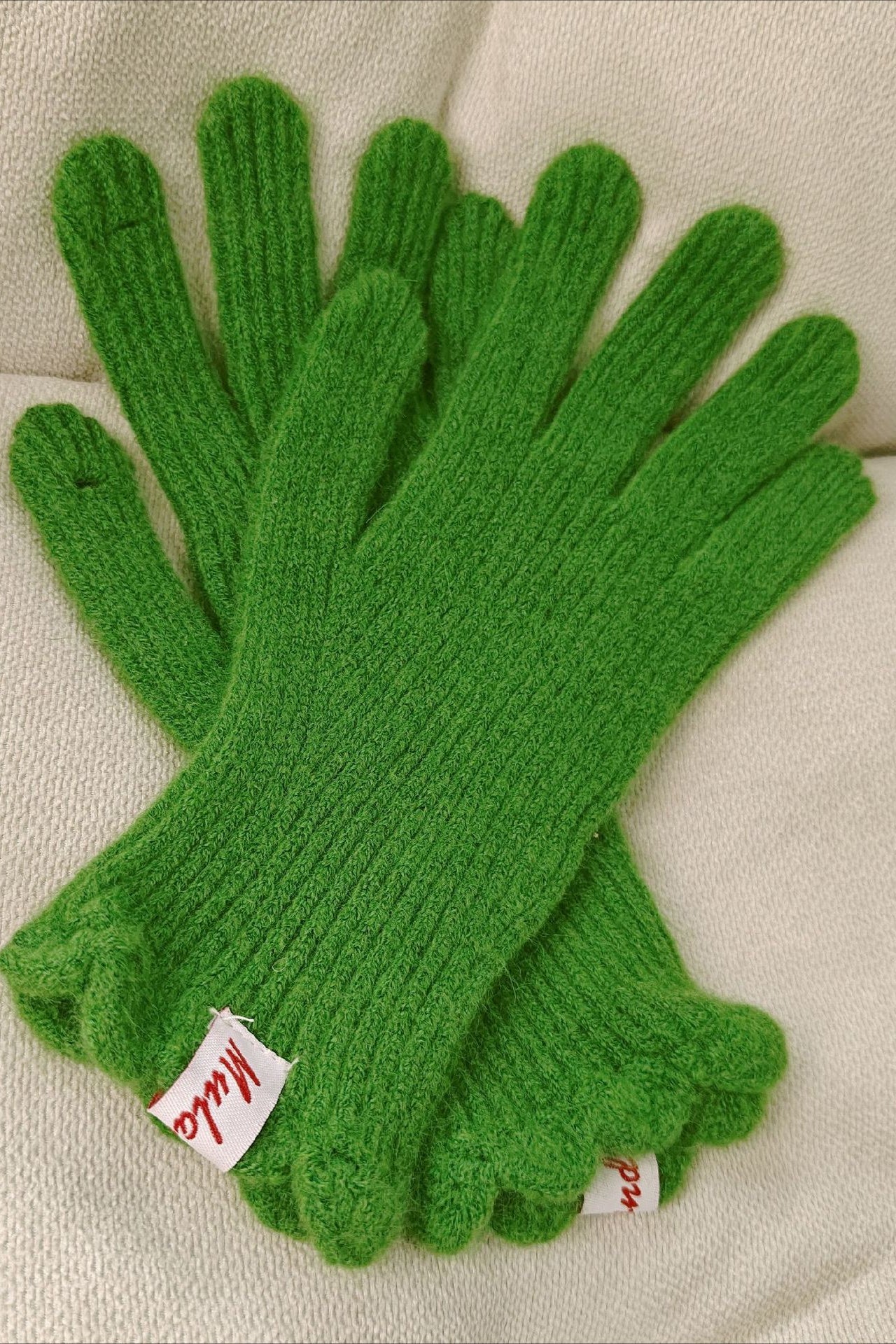 Women's Knitted Winter Lace Wool Gloves