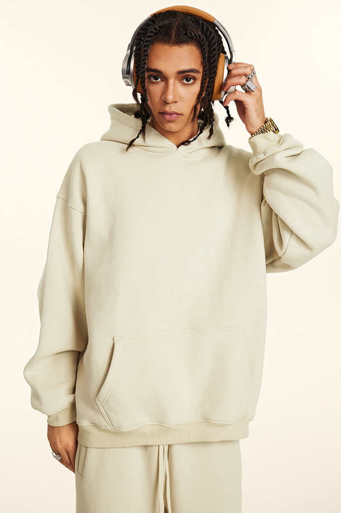 Oversize Hoodie Kapuzenpullover Sweatshirt Bequem Lang Modisch