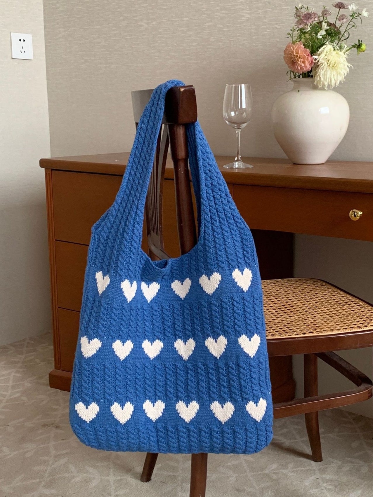 Cute Heart Tote Bag (Køb 1 Få 1 gratis)