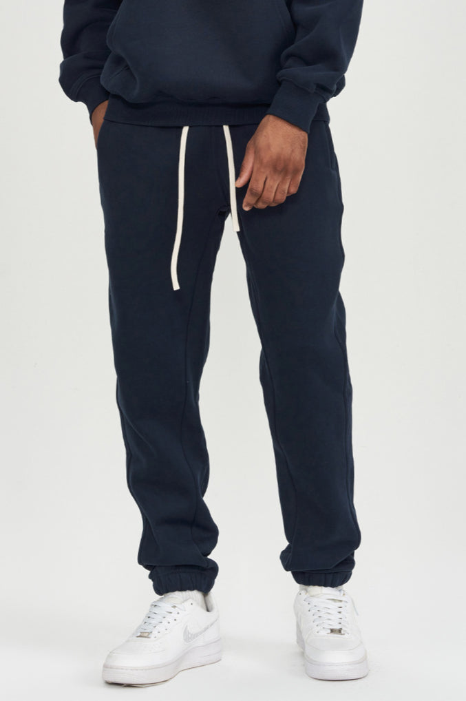 Justerbare Essential fleece joggers med snoretræk